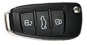 KEYDIY KD Universal Car Flip Remote Key AUdi A6 Style B-Series 4 Buttons B02