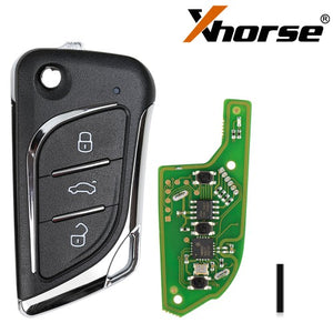 Xhorse XKLKS0EN Wire Remote Key Lexus 3 Buttons English 5pcs/lot