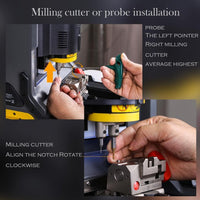 Load image into Gallery viewer, Xhorse Condor XC-MINI Plus II Key Cutting Machine Support Car Motorbike Household Keys with Free M3 and M5 Clamps