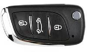 KEYDIY KD Universal Car Flip Remote DS Style B-Series 4 Buttons B21-4